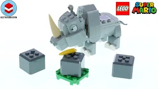 LEGO Super Mario 71420 Rambi the Rhino Expansion Set - LEGO Speed Build Review