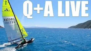 Q+A Live 106 Catamaran sailing advice.