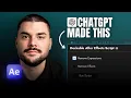 How to write any After Effects script using ChatGPT