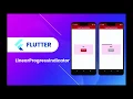Flutter Widget 49 How to use LinearProgressIndicator Speed Code