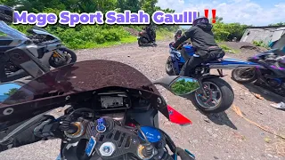 touring around bali moge sport suddenly cries offroad r1m r6 immediately serviced