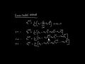 Numerical Solutions of Linear Systems - The Gauss-Seidel method with an example