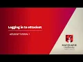 eStudent Tutorial 01 - Logging into eStudent