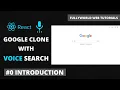 Introduction React Js Google Clone With Voice Search Using Google Search API