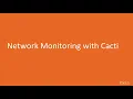 12 Python Network Programming - Network Monitoring with Cacti