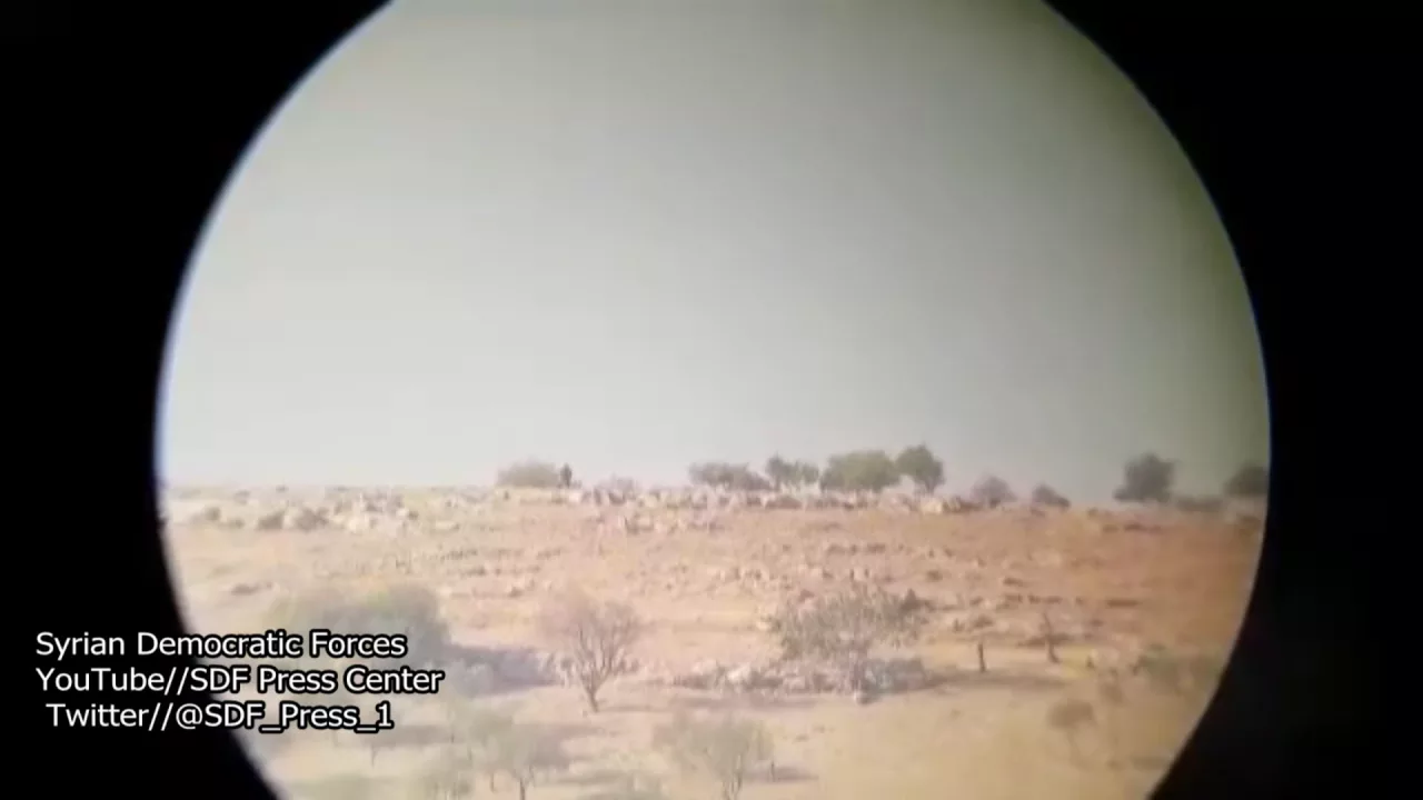 Watch: A moment when the International Coalition is targeting one of ISIS top commander 2016.07.18