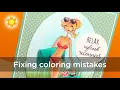 Fixing coloring mistakes Beachabella