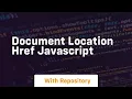 document location href javascript