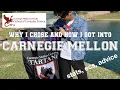 Why I I got into Carnegie Mellon SCS Stats EC s Advice