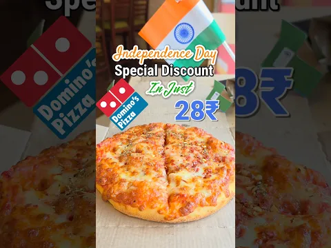 28₹ Pizza🍕 Domino's Secret Promo Code🤫 #shortsfeed #shortvideo #shorts #dominos #pizza #viral #reels
