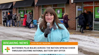 BREAKING NEWS - National Battery Day at Batteries Plus Bulbs Fills the Air with Excitement