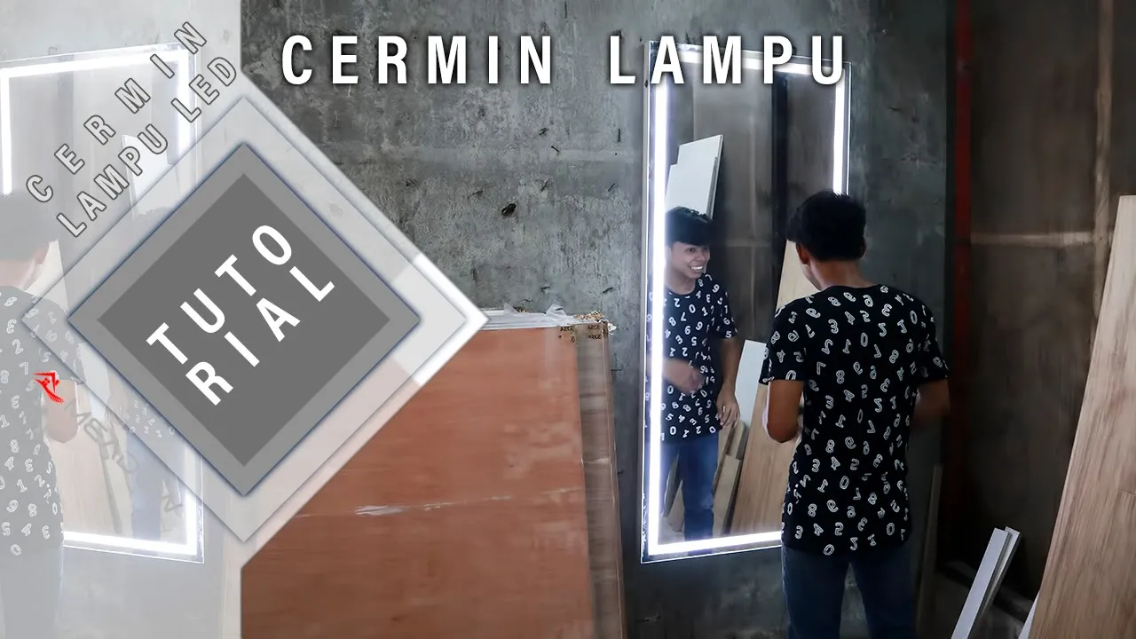 Cara Membuat Cermin Lampu LED Super Terang Tersembunyi