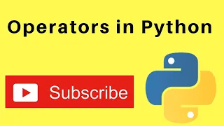 Python Summer Internship 2020 Operators in Python Python Tutorial Craw Cyber Security