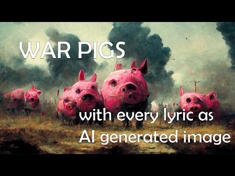 Download MP3 War Pigs  - AI illustrating every lyric