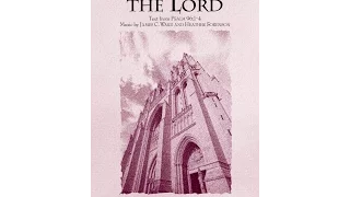 o sing unto the lord psalm 96 satb choir james c ward heather sorenson