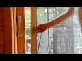 How to Install a Pella Sliding Patio Door Rolscreen