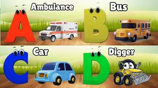 ABC Song Phonics Transportation Song ABC Song Alphabet Educational Song A To Z For Kids 