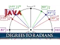 JAVA Simple degrees to radians conversion