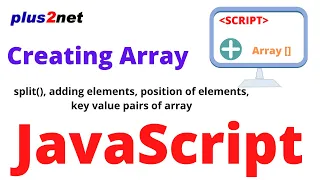Creating arrays in JavaScript adding elements by using constructor and breaking string using split
