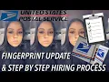 My USPS Hiring Fingerprint Experience