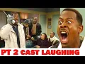 PT 2 MARTIN CAST CAUGHT LAUGHING THEY CLDN T HOLD IT IN
