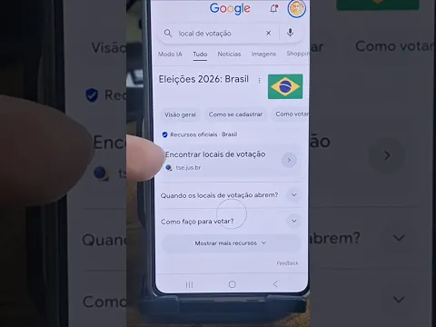 Saber o meu local de Votação Pelo CPF