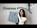 NEWME asia skirts try on haul Pinterest finds