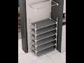 1pc Simple Assembly Shoe Cabinet Floor Standing Shoe Storage Rack