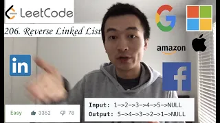 LeetCode 206 Reverse Linked List ITERATIVELY - Interview Prep Ep 59