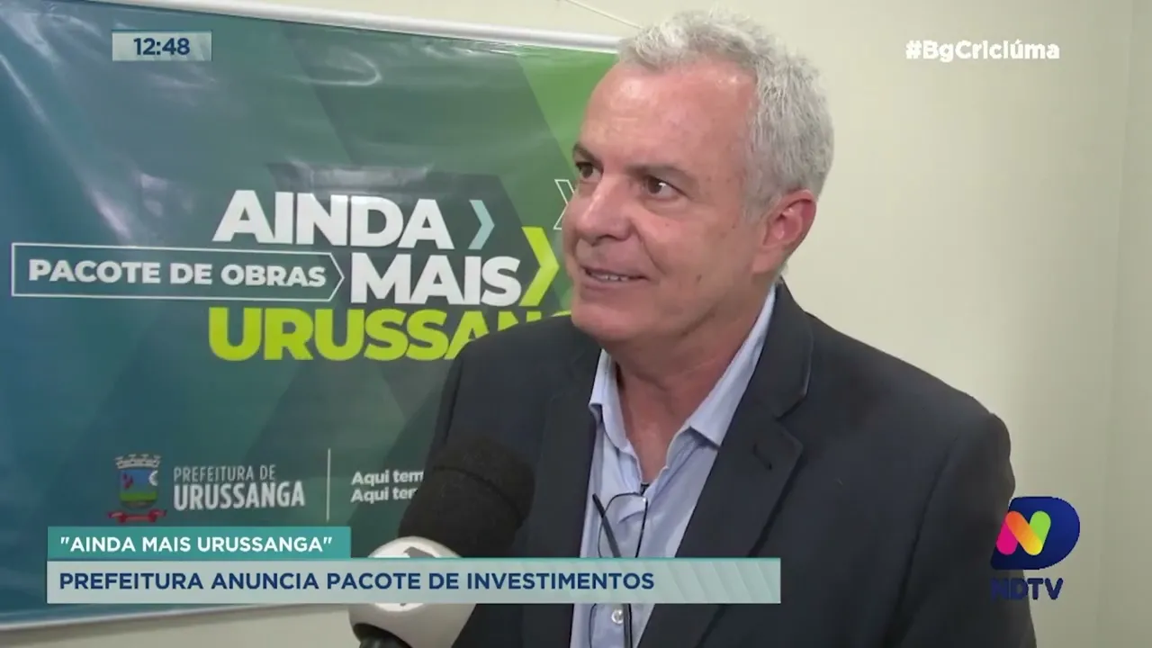 Prefeitura de Urussanga anuncia pacote de investimentos