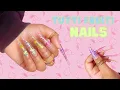 Tutti Fruiti Nails using NEW Glitterbels Acrylics with Nails By Lee