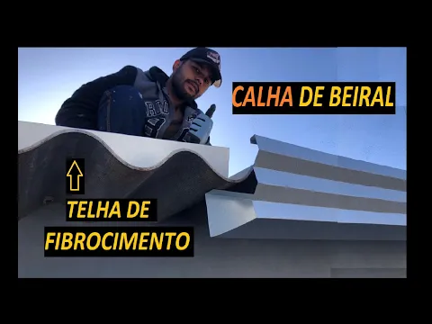 Download MP3 COMO INSTALAR CALHA DE BEIRAL NA TELHA DE FIBROCIMETO