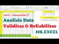Download Lagu Uji Validitas dan Reliabilitas dengan EXCEL - Uji Validitas Pearson Correlation