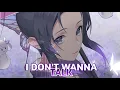 Download Lagu Nightcore - I Don't Wanna Talk | Lyrics (Besomorph \u0026 HALUNA)