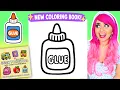 Coloring My Back to School Coloring Book Cute Glue Bottle Page Arrtx Oros Alcohol Markers