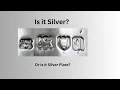 English Silver Hallmarks - Is it silver or is it silverplate