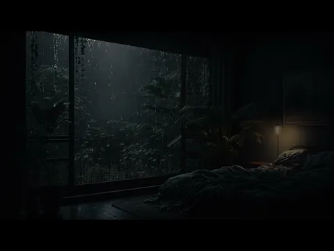 Download MP3 Rainy Nights by the Bedroom Window for Relaxation 🌧️ Fall Asleep to the Melodic Rain by the Window