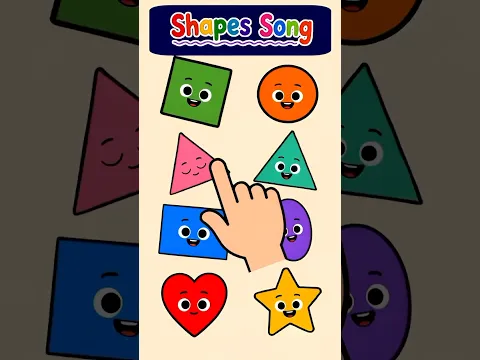 Shapes Learning Song | Kids Song Square & Circle | Lagu Anak Balita Paud Tk Mengenal Bentuk Bentuk