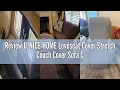 Review U-NICE HOME Loveseat Cover Stretch Couch Cover Sofa Cover Sofa Slipcover Furniture Protector