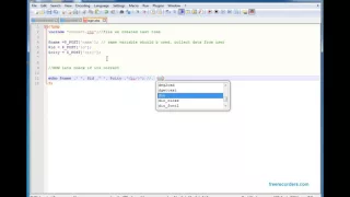 Tutorial 3 Inserting data into MySQL database using PHP