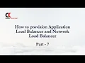 How to provision Application Load Balancer Network Load Balancer part - 7 AWS DevOps Training