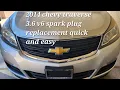 Chevy Traverse 3 6 v6 spark plug replacement