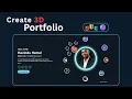 Create a Stunning 3D Portfolio Website with HTML CSS Spline
