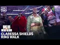 CLARESSA SHIELDS MAKES HER ELECTRIC DETRIOT RING WALK WITH BOOSIE BADAZZ