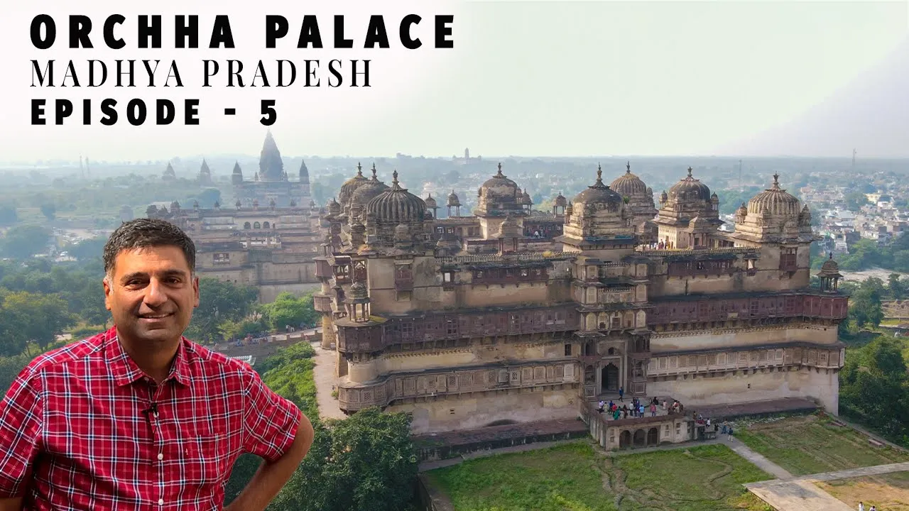 Ep 5 Orchha Palace history, Fresco Paintings at Palace, Bundelkhand Palace, Madhya Pradesh