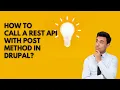Call REST API using POST method in Drupal 9