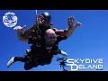 Patrick celebrates with his siblings by SKYDIVING