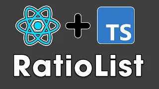 React TypeScript 2023 - 20 RatioList