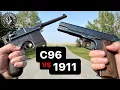 Mauser C96 Broomhandle vs OG 1911 US Army
