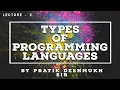 Lecture 2 - Types of Programming Languages